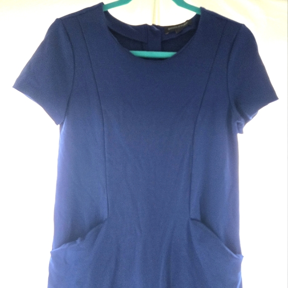 Comfortable Blue Shift Dress - Picture 2 of 8